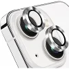 Oem Τζαμάκι Κάμερας Frame Για Apple iPhone 14 6.1" / Apple iPhone 14 Plus 5G 6,7'' Ασημί
