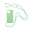 Θήκη Σιλικόνης με Κορδόνι CarryHang Apple iPhone 13 Pro Max Πράσινο Ανοιχτό