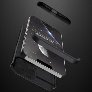 GKK 360 Full Body Protection Apple iPhone 13 Pro Μαύρο
