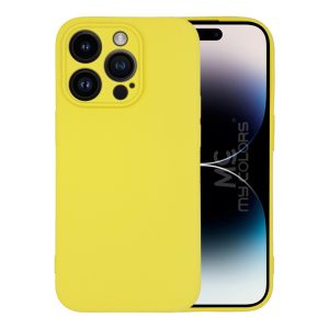 Θήκη Σιλικόνης My Colors Apple iPhone 14 Pro Κίτρινο