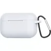 Oem Θήκη Σιλικόνης Με Γάντζο Για Apple Airpods 3 Άσπρο
