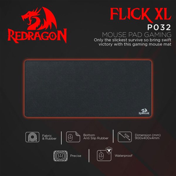 Gaming Mousepad - Redragon Flick XL P032