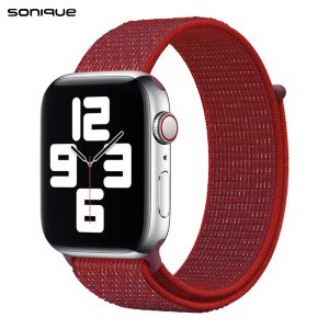 Λουράκι Official Nylon Band Sonique για Apple Watch (42/44/45/49MM) Κόκκινο