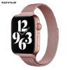 Λουράκι Stainless Steel Milanese Slim Sonique για Apple Watch (42/44/45/49MM) Ροζ Χρυσό